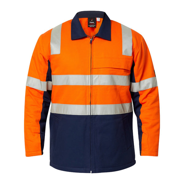 Workcraft Hivis Quilted Jacket with Tape - WJ8019