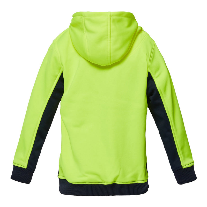 Workcraft Kids Hi Vis Full Zip Hooded Jacket - WK8015