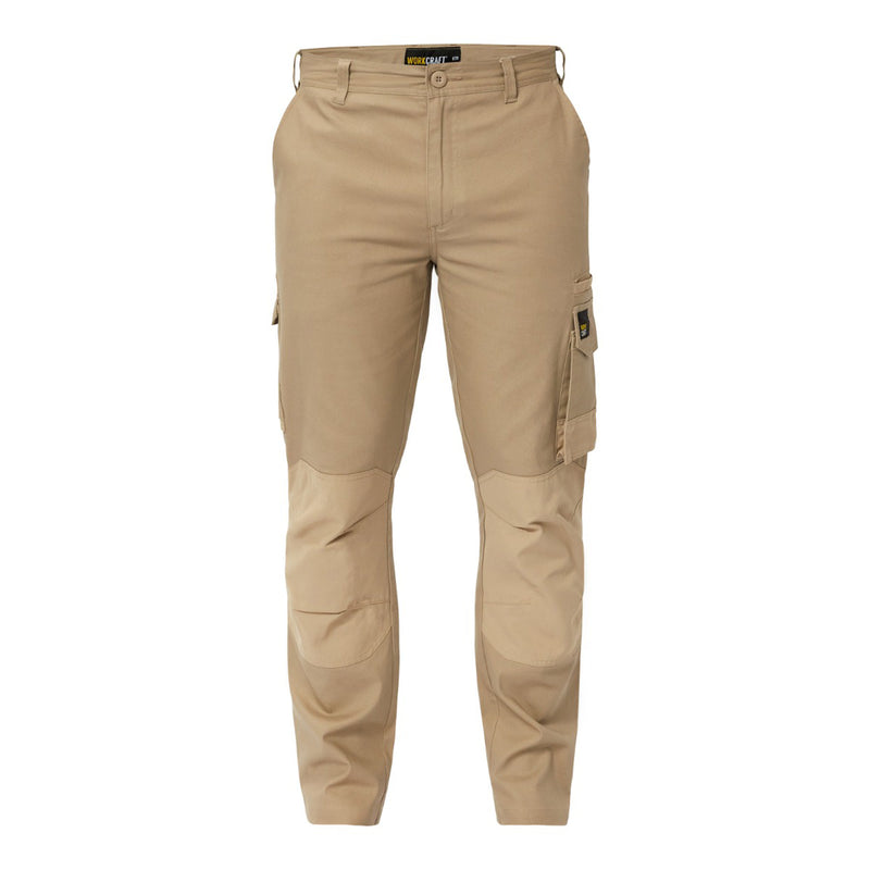 Workcraft Mens Cargo Pants with Cordura Knees- WP4020