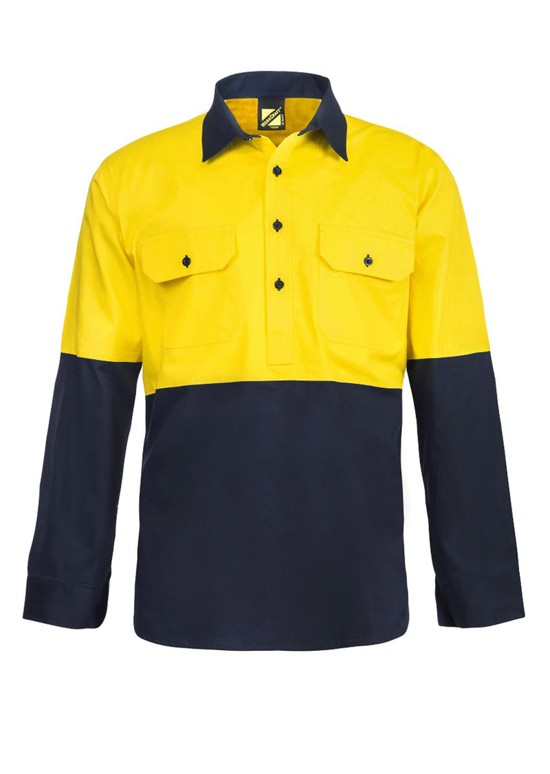 Workcraft Mens Hybrid Two Tone Shirt - WS4254