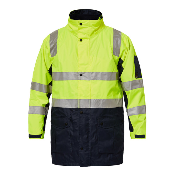 Workcraft Hivis Two Tone 4 in 1 Jacket with Tape - WW9013