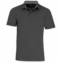 Stencil Kahve Mens Short Sleeve Polo - 1064