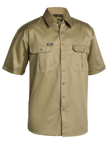 Bisley Original Cotton Drill Shirt Short Sleeve - BS1433