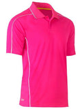 Bisley Cool Mesh Polo With Reflective Piping - BK1425