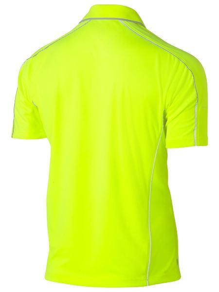 Bisley Cool Mesh Polo With Reflective Piping - BK1425