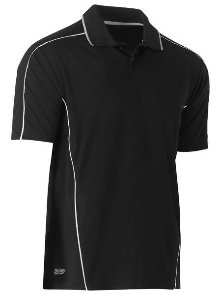 Bisley Cool Mesh Polo With Reflective Piping - BK1425