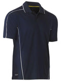 Bisley Cool Mesh Polo With Reflective Piping - BK1425