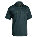 Bisley Closed Front Cotton Drill Shirt Short Sleeve - BSC1433