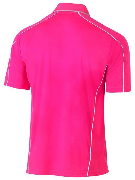 Bisley Cool Mesh Polo With Reflective Piping - BK1425