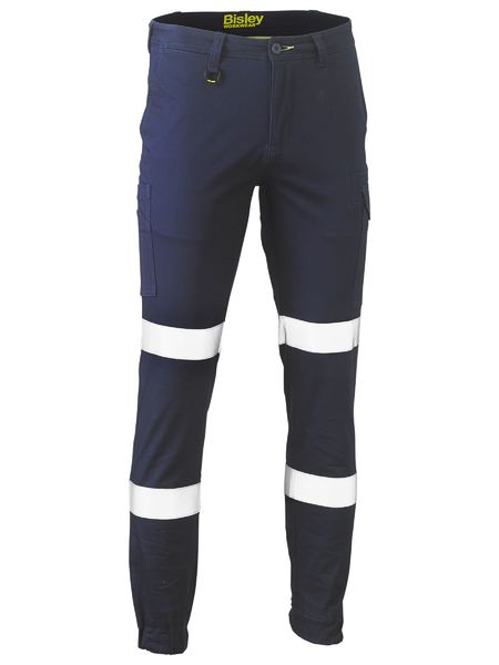 Bisley Taped Biomotion Stretch Cotton Drill Cargo Pants - BPC6028T