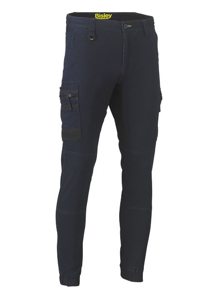 Bisley Flx And Move Stretch Denim Cargo Cuffed Pants - BPC6335