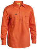 Bisley Closed Front Cotton Drill Shirt Long Sleeve - BSC6433