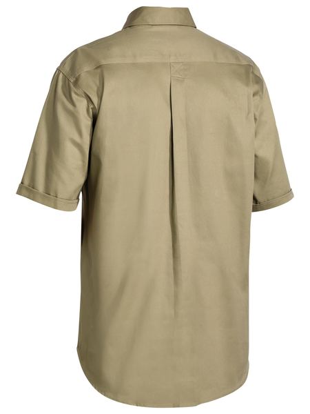 Bisley Closed Front Cotton Drill Shirt Short Sleeve - BSC1433