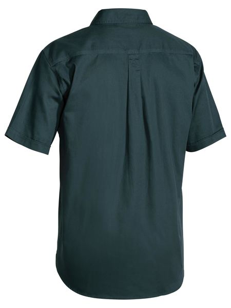 Bisley Closed Front Cotton Drill Shirt Short Sleeve - BSC1433