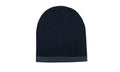 Headwear Roll Down Two Tone Acrylic Beanie Toque Hat (pack of 10) - 4188