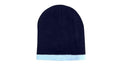 Headwear Roll Down Two Tone Acrylic Beanie Toque Hat (pack of 10) - 4188