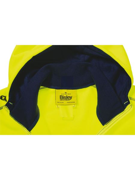 Bisley Hi Vis Zip Front Fleece Hoodie - BK6819