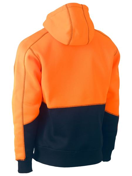 Bisley Hi Vis Fleece Hoodie Pullover - BK6619