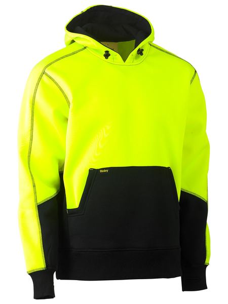 Bisley Hi Vis Fleece Hoodie Pullover - BK6619