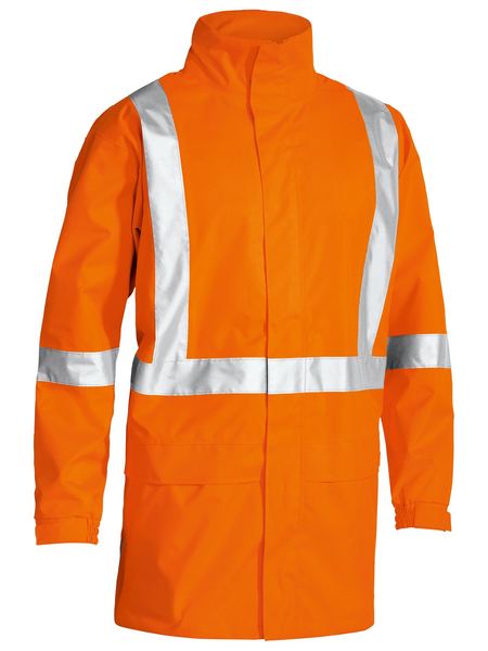 Bisley X Taped Hi Vis Rain Shell Jacket - BJ6968T **Clearance**