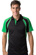 Be Seen Men's Polo Shirt With Contrast Sleeve - The Toucan