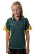 Be Seen Kids Polo Shirt With Striped Collar - BSP16K