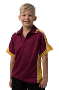 Be Seen Kids Polo Shirt With Striped Collar - BSP16K