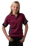 Be Seen Kids Polo Shirt With Striped Collar - BSP16K