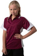 Be Seen Kids Polo Shirt With Striped Collar - BSP16K