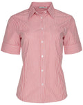 Benchmark Ladies Balance Stripe Short Sleeve Shirt - M8234