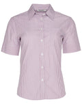 Benchmark Ladies Balance Stripe Short Sleeve Shirt - M8234