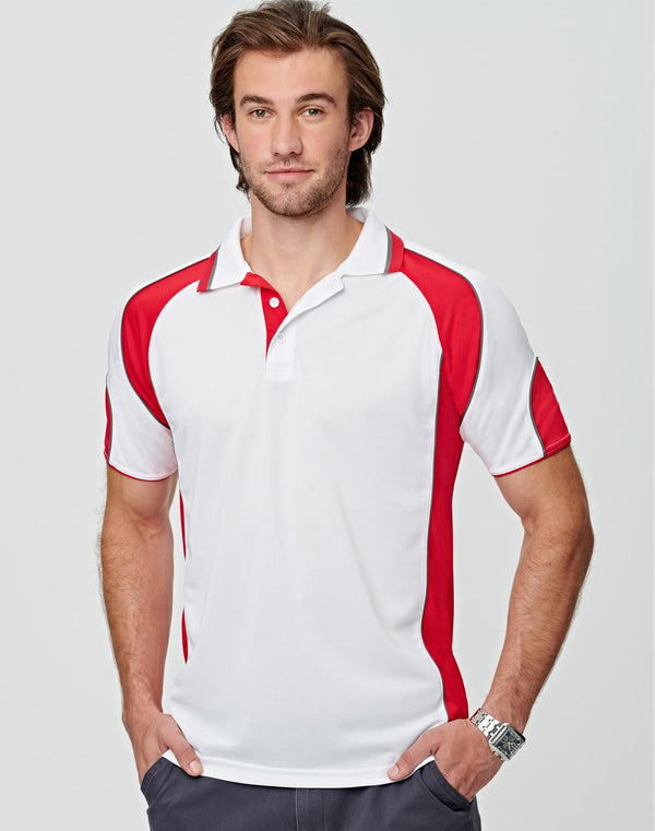 Winning Spirit Men's CoolDry Contrast Polo with Sleeve Panels (more choice of colours) - PS61