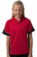 Be Seen Kids Polo Shirt With Striped Collar -BSP16K