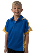 Be Seen Kids Polo Shirt With Striped Collar -BSP16K