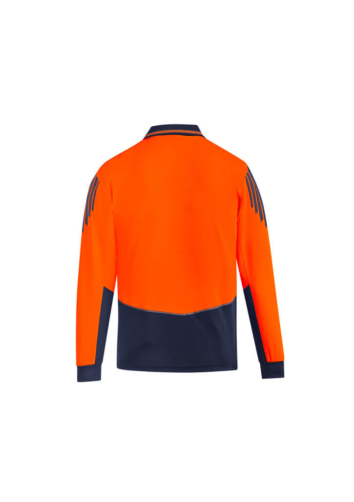 Syzmik Mens Hi Vis Flux L/S Polo - ZH310