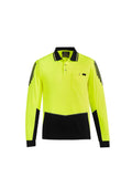 Syzmik Mens Hi Vis Flux L/S Polo - ZH310