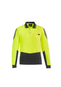 Syzmik Mens Hi Vis Flux L/S Polo - ZH310